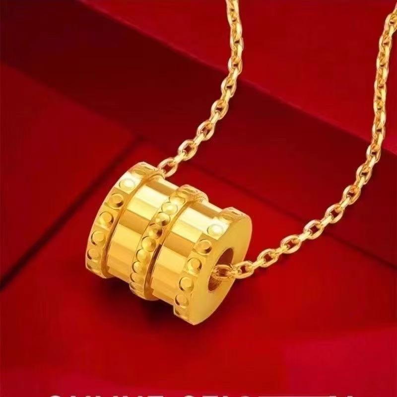 

Women s Gold Slim Waist O-Shaped Chain Pendant Necklace - Versatile Fashion Classic