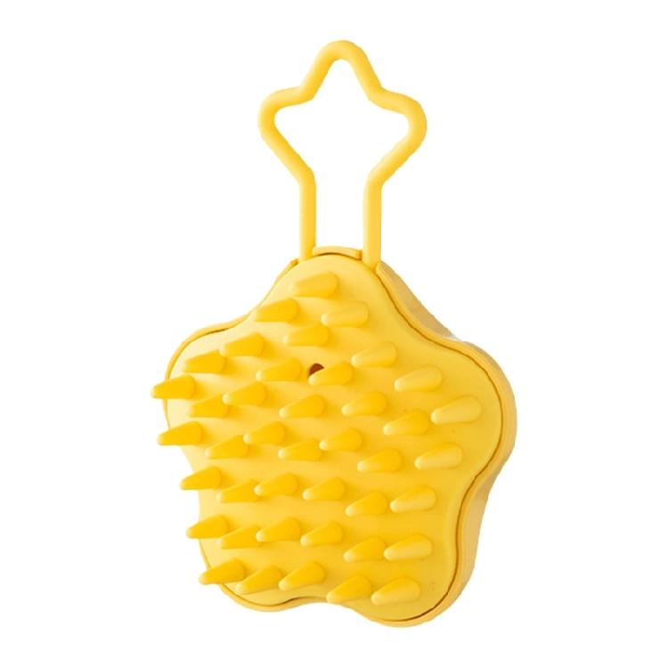 Silicone Scalp Massage Brush Shampoo Brush Body Scrubber Head Massage Brush Wet and Dry Shampoo Brush Bath Brush