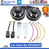 1x Car Auto Horn Snail Horn For PEUGEOT 106 107 108 1007 206 207 208 301 307 308 T7 T9 3008 408 5008 MK1 MK2 406 407 4007 607