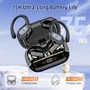 Wireless Earbuds Bluetooth 5.4 Headphones Sports, 75H Stereo Deep Bass Over Ear Buds with Earhooks, Bluetooth Earbuds with 4 ENC Mic, LED Display,