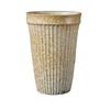 Ceramic Coffee Cup Vertical Stripe European-Style Home Breakfast Cup Retro Kiln Change Couple Cup Coffee Cup