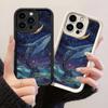JT570 Whale Moon Painting Art for iPhone 17 16 15 14 13 12 Pro Max Samsung S26 S25 Ultra A17 A07 A56 A16 A15 A14 Xiaomi 15T Redmi 15c 14C Soft Case