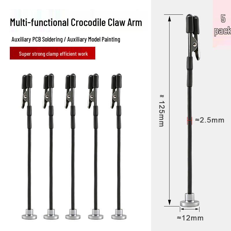 Adjustable Magnetic Clip Arm for PCB Circuit Board Welding & Painting