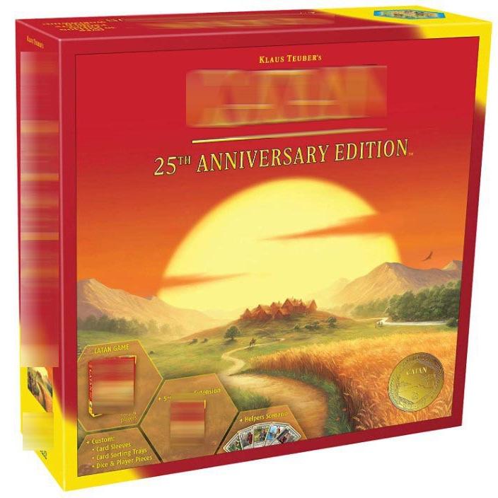 Catan Board Game 25th Anniversary English Edition - Puzzle & Casual Toy.