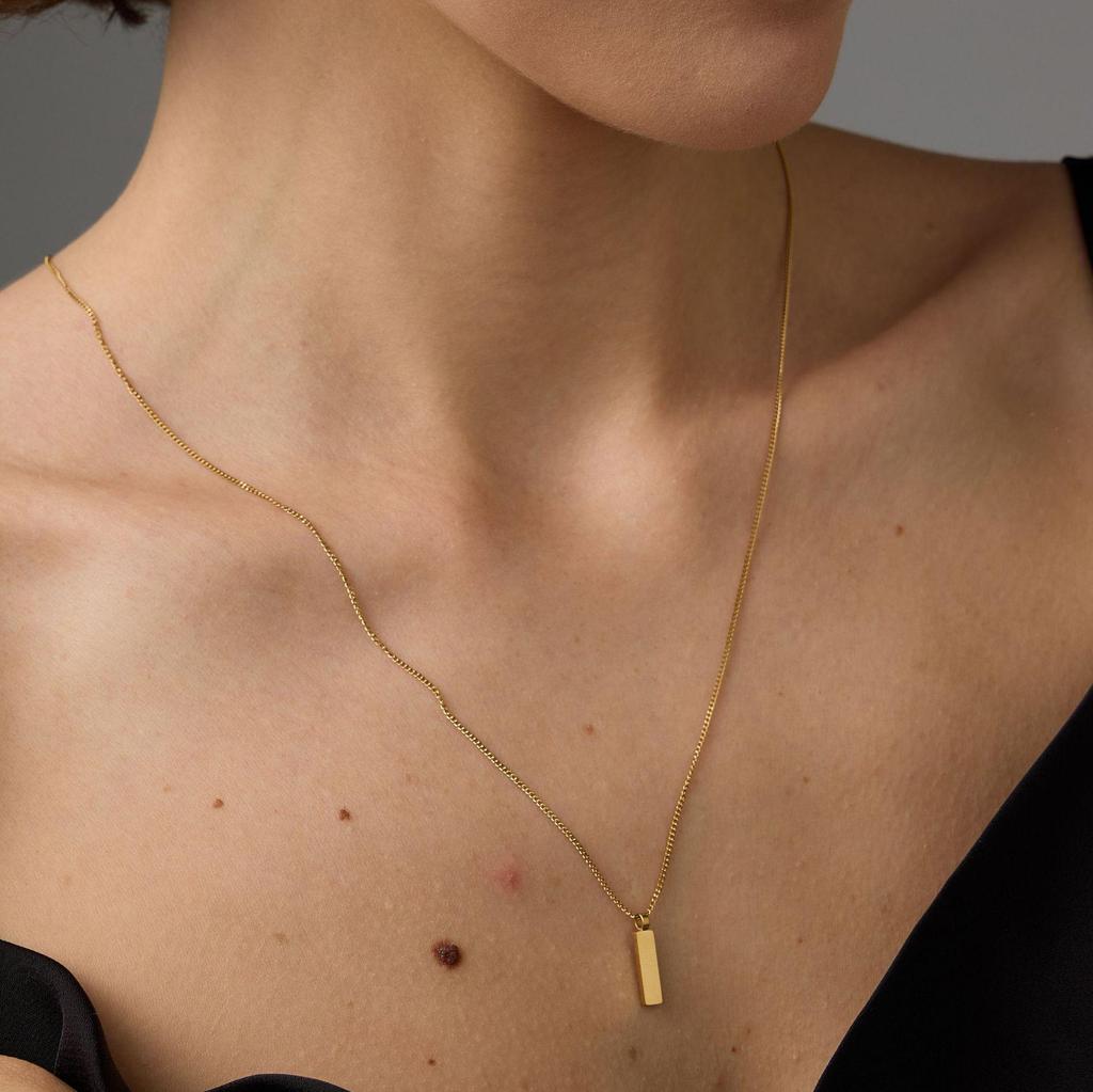 European-American Bohemian Style Cuban Chain Necklace: Simple, Fashionable, Luxurious Clavicle Accessory