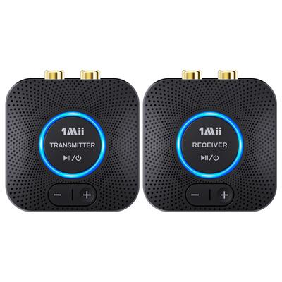 1Mii Wireless Audio Transmitter Receiver Long Distance 80m Transmission Wireless Set Output 25ms Low Latency Transmission Wired Component System Kit