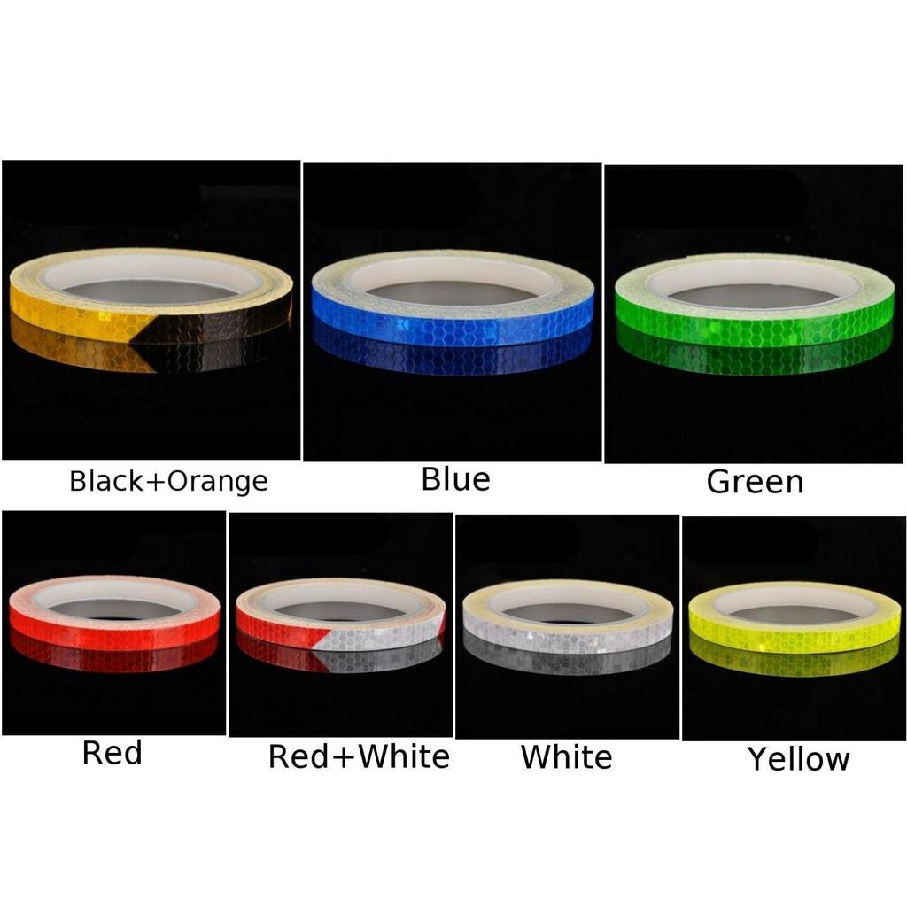 Round Reflector Bicycle Bike Motorcycle Safety Reflective Night Riding Plastic
