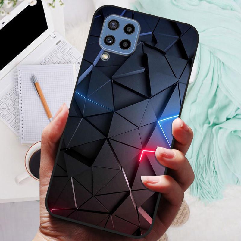 For Samsung M32 Case SM-M325F TPU Luxury Soft Fashion Silicone Phone Case For Samsung Galaxy M32 Coque Back Cover Fundas Shell