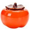 Persimmon Ceramic Tea Caddy