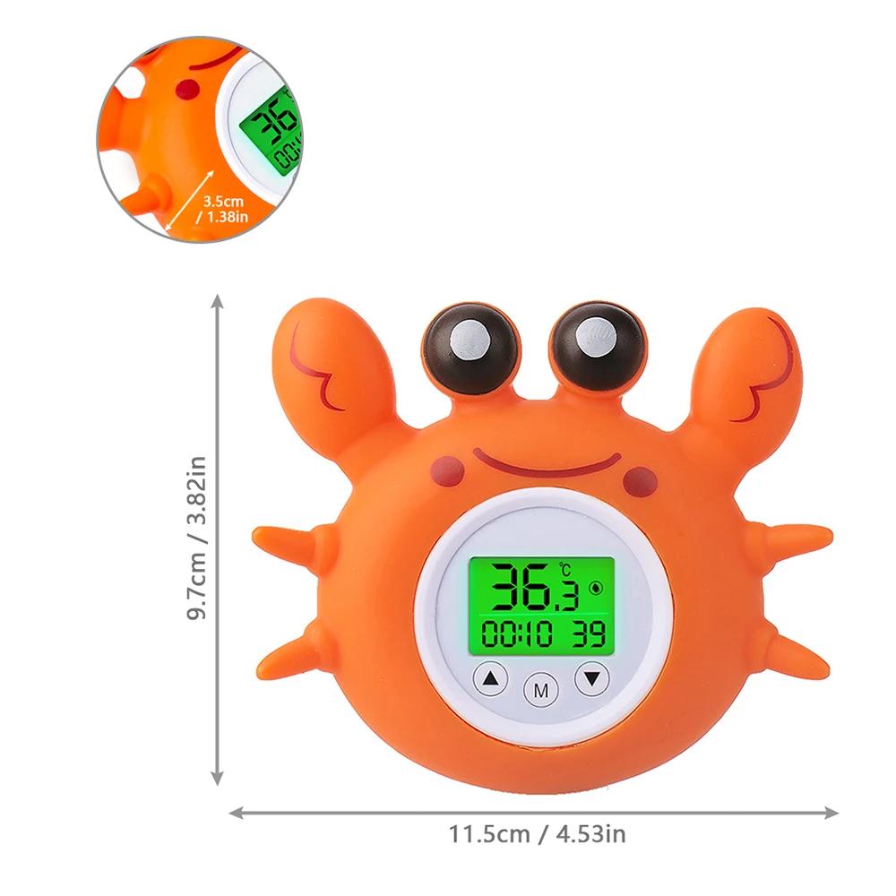 Baby Badethermometer Raumthermometer Digitalanzeige Wasserthermometer Schwimmend Baden Wasserdicht Spielzeug Dusche Geschenk für Neugeborene