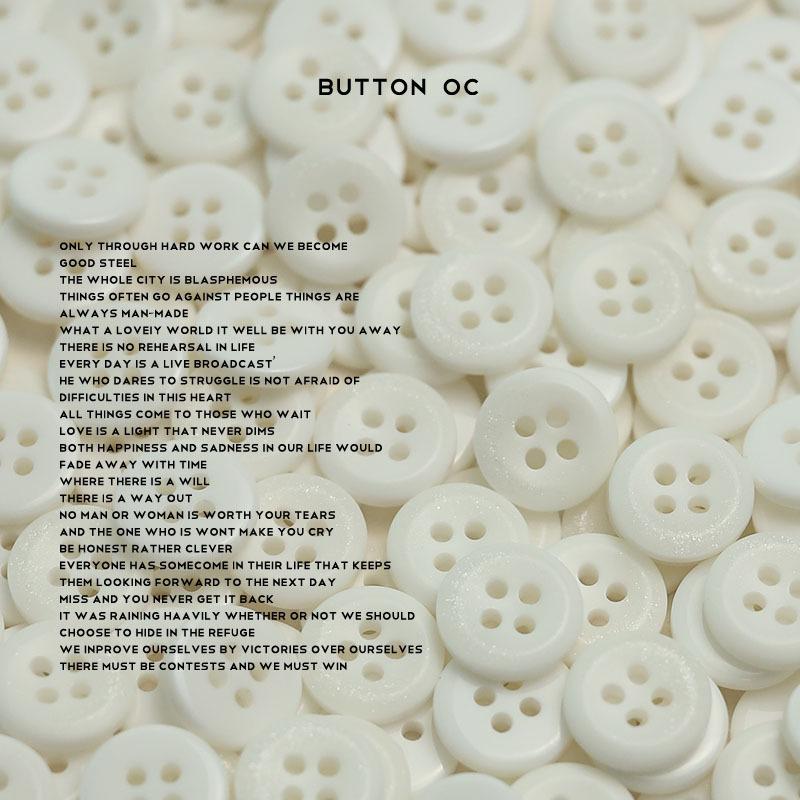 5Pcs 5Pcs Four-Eye Buttons Black And White Resin Buttons Knitted Cardigan Jewelry Decorative Buttons Long-Sleeved Top Shirt Buttons