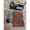 Vintage Handambossed Leather Journal Notebook Sketchbook School Book Size- 7x5 Inches, Colour- Brown