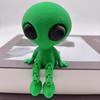 3D Printed Astronaut Alien Statue Ornaments, Unique Space Science Fiction Designed Movable Aliens, Astronaut Party Decorations