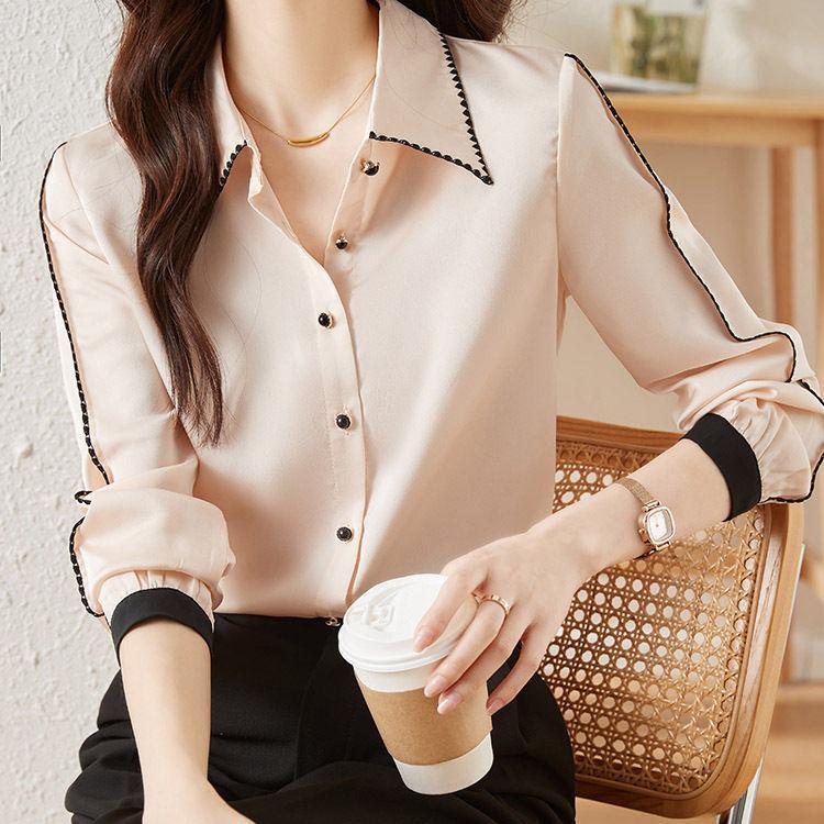 Spring 2024 Chic Women's High-End Age-Defying Chiffon Blouse