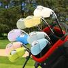 1Pc PU Leather Golf Iron Head Protective Cover Waterproof Golf Iron Head Cover Golf Accessories Gift for Golfers