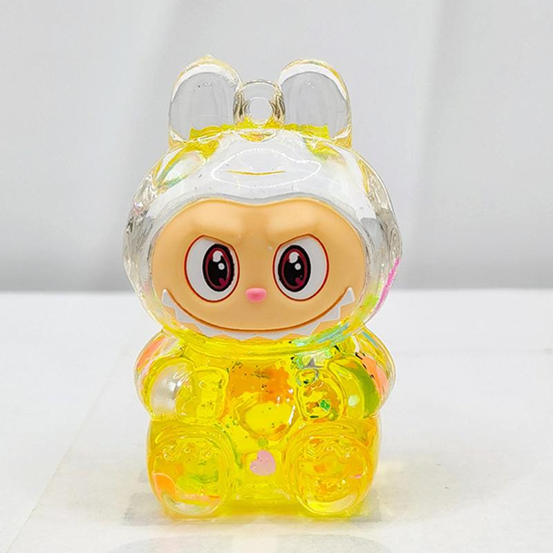 Quicksand Rabbit Cute Flash Color Dopamine Car Home Toy Ornaments