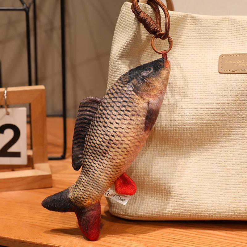 1 Pezzo 20Cm Pesci Simulazione Peluche Giocattolo Carino Carpa Tonno Saury del Pacifico Tilapia Peluche Ciondolo Giocattolo Per Borsa Ciondolo Decorazione Regalo