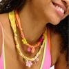 Love Heart Beach Ocean Series Necklace Flower Dopamine Necklace Vintage Cloth Chain Necklace  Male