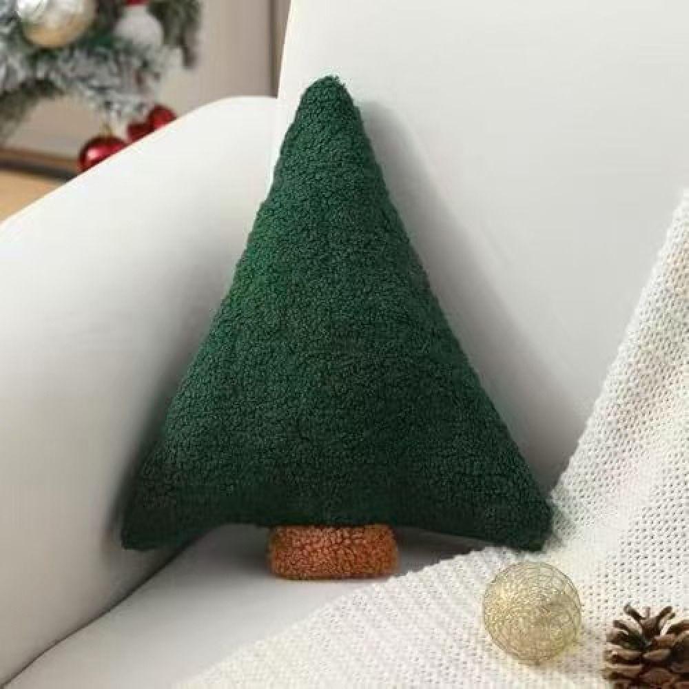 Soft Sofa Cushion Big Christmas Tree Plush Toy INS Christmas Throw Pillows Home Party Decoration