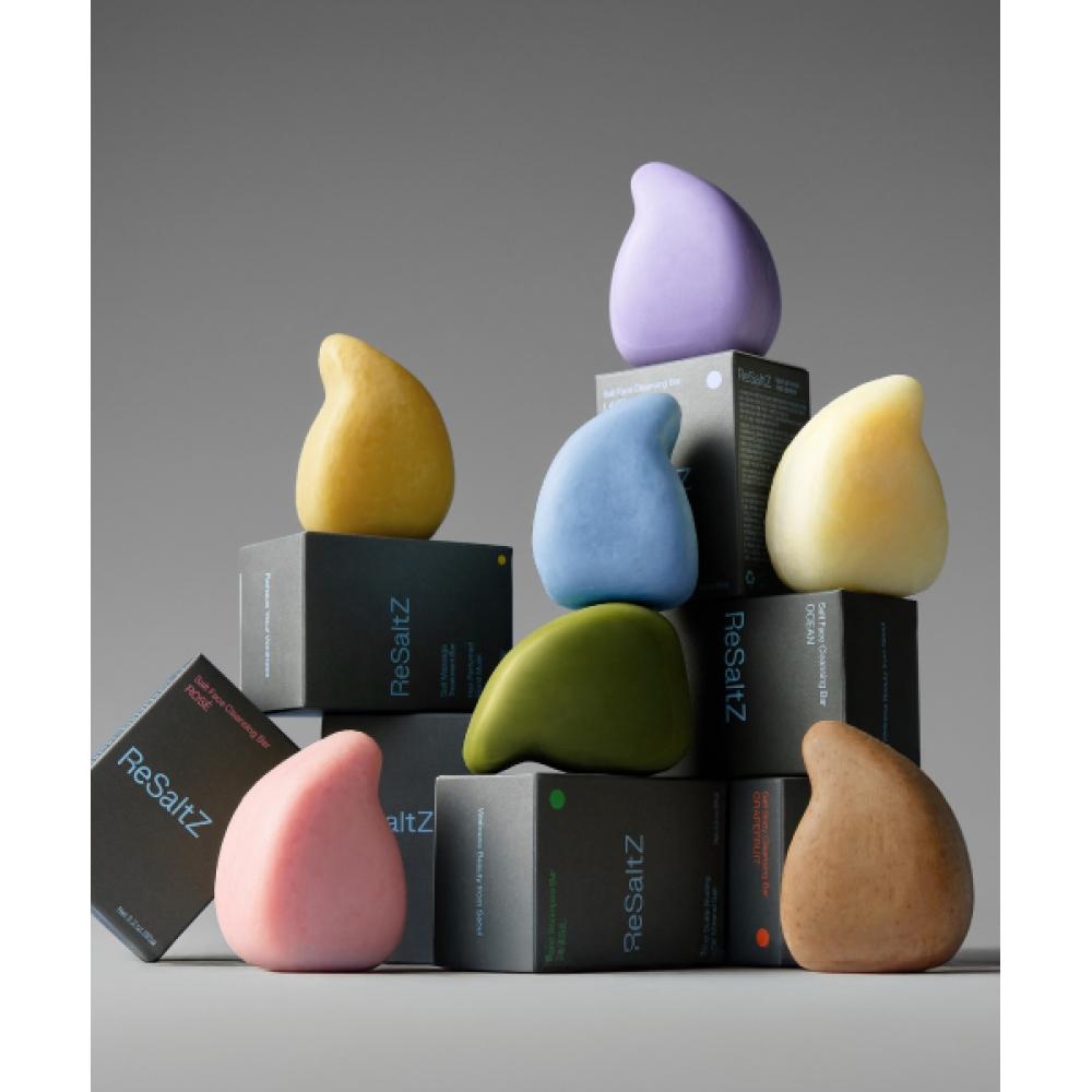 ReSaltz Salt Massage Cleansing Bar Edition Set Choose 1 Of 5 lavender+rosé+ocean