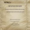 MO&Co. Women's 90% Goose Down Lapel Jacket with Warming Lining