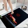 Mcqueen Heart Carpet Rug Soft Washable Antislip Home Living Room Sofa Mats Personalized Christmas Rug