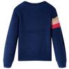 Knitted Pullover for Children Navy Blue 92/104/116/128/140