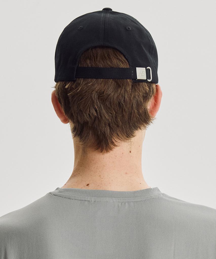 Nyuballanseu Nbgdgf1101 / Stacked Logo Structured Ball Cap (Black)
