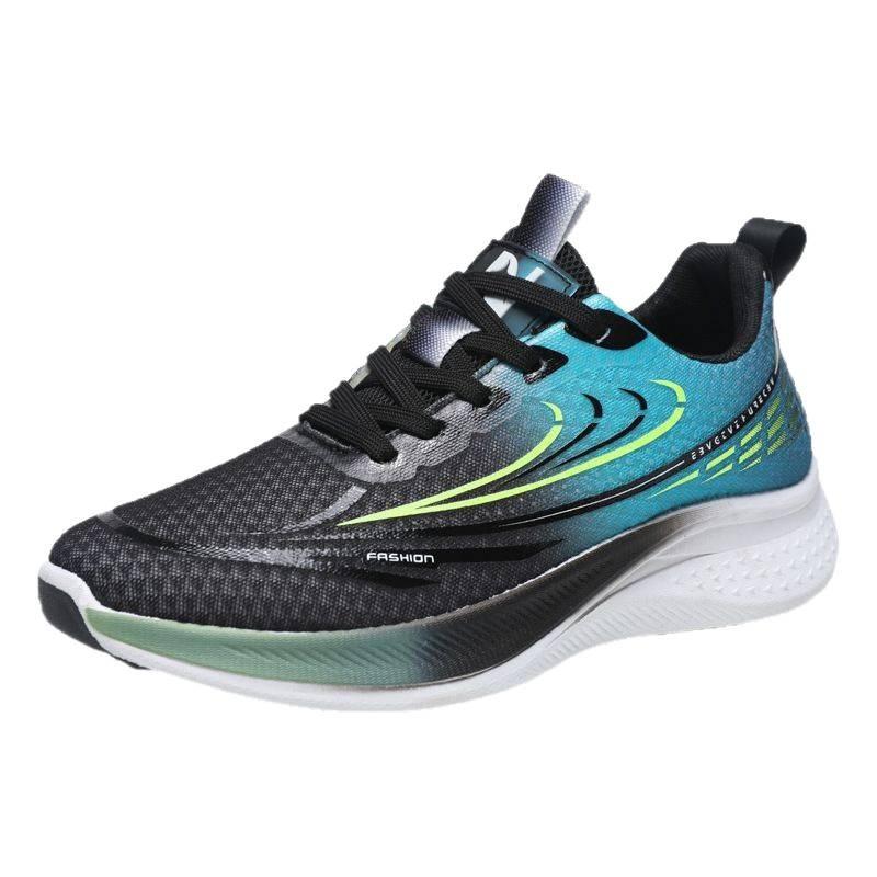 Sports and leisure shoes fly-woven breathable spring and summer new student trendy shoes running shoes