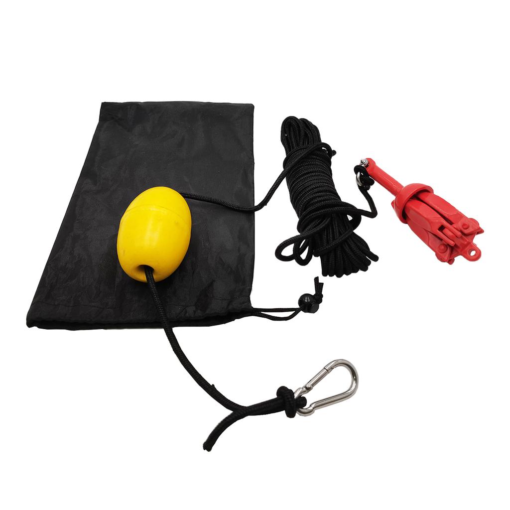 SSTT New 1.5 Lb Folding Marine Kayak Anchor Kits with 40 Ft Rope Accessories for Fishing Kayaks Canoe Jet Ski SUP Paddle Board