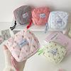 Cherries Decoration Sanitary Pad Storage Bag Water Resistant Practical Polyester Organizer For Travel Cosmetic