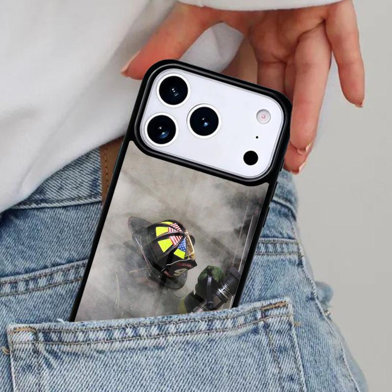 Fire Fighter Hero Phone Case for iPhone 16e 15 14 13 12 17 Pro Max Plus Air 17pro Cover Coque