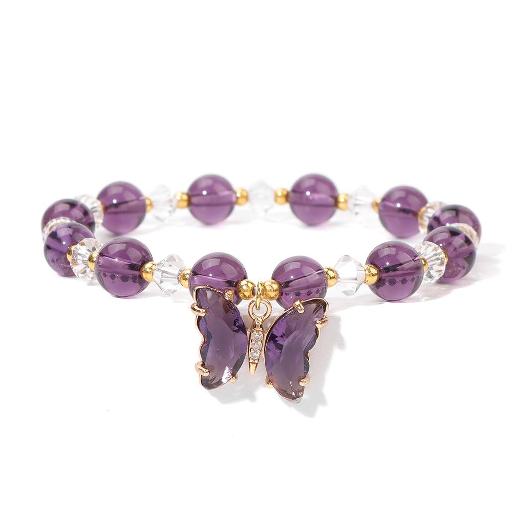 JYL TS Bracelet Women s  Butterfly Pendant Ignites Romance And Inner Beauty FD11054-19cm хром желтый