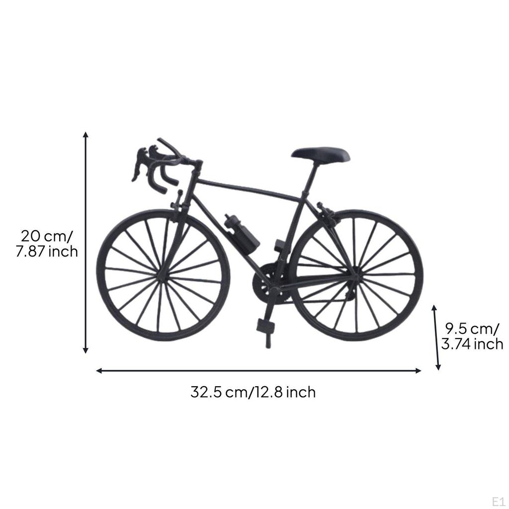 Sculpture de Vélo en Fer Présentation Artistique Modèle Vintage Vélo Rétro Autoportant pour