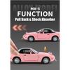 1/24 Mazda Miata MX5 Roadster Toy Car Model Diecast Alloy Metal Miniature Vehicle Model Sound & Light Collection Gift for Boy