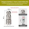Pressure Washer Sewer Nozzle Drain Cleaning Nozzle Tips For Karcher K Series/Lavor Hose Sewer Cleaning Tool