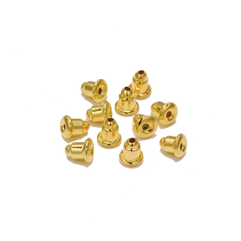 200 Stück 5 x 6 mm Kappen, Ohrstecker, Stopper, Schriftrollen, Ohrstecker, Muttern, Erkenntnisse, DIY, blockierte Ohrringe, Stopper, Ohrzubehör