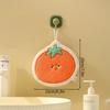 Cute Hand Towel Cartoon Wipe Handkerchief Rag  Vegetable Shape  Towels for Kitchen Bathroom KidsHanging Towel Soft Dish Cloth