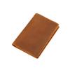 Crazy Horse Genuine Leather Passport Wallet Man RFID Protection Credit Card Holder High Quality Women Travel Passport Cover Case