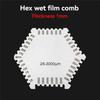 AEE4-Stainless Steel Wet Film Comb Paint Coating Wet Film Thickness Gauge Comb Gauge Film