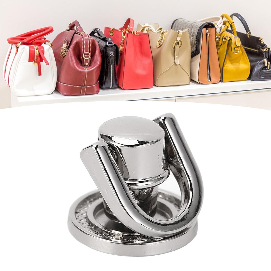 20 Pcs D   Rivet Zinc Alloy Iron   Hd Button Rotatable D   Stud Screw for Handbag Backpack Pet Collar