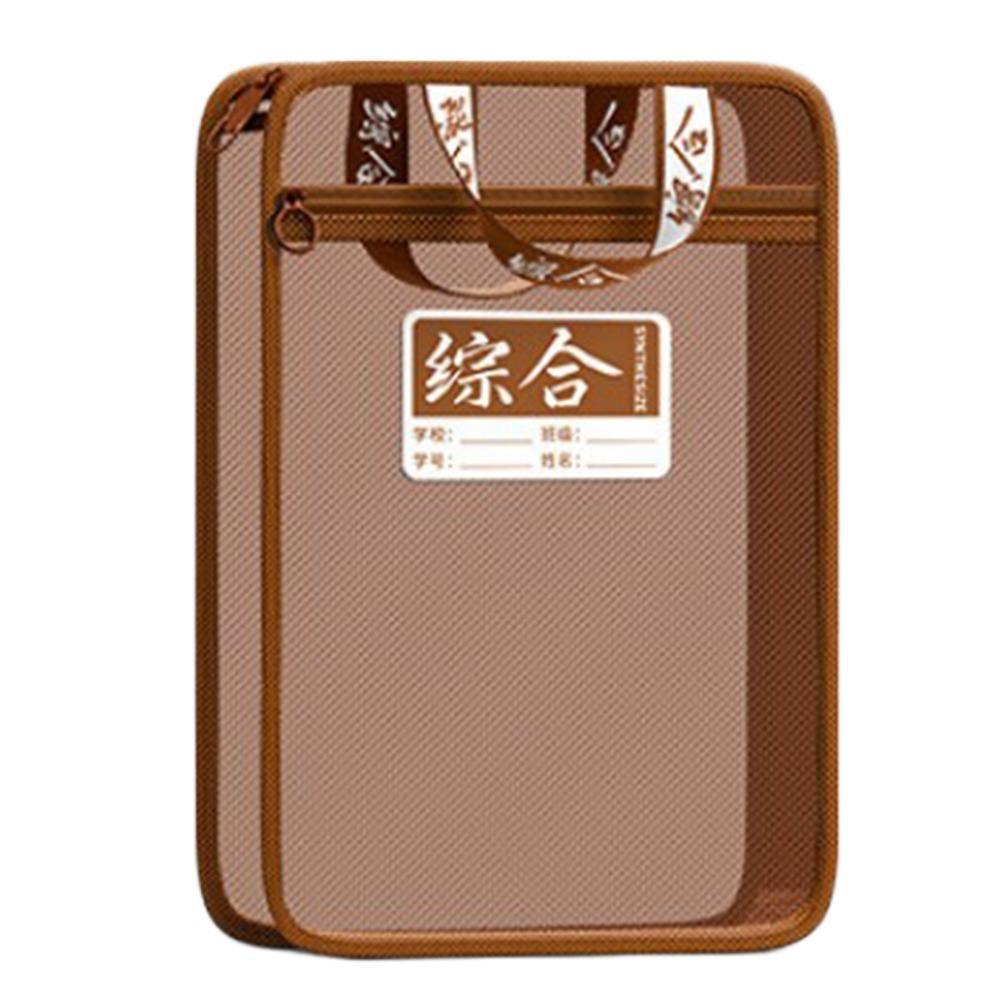 Multifunctional Transparent Subject Bag L Shaped File Folder Bag  School Office Supplies