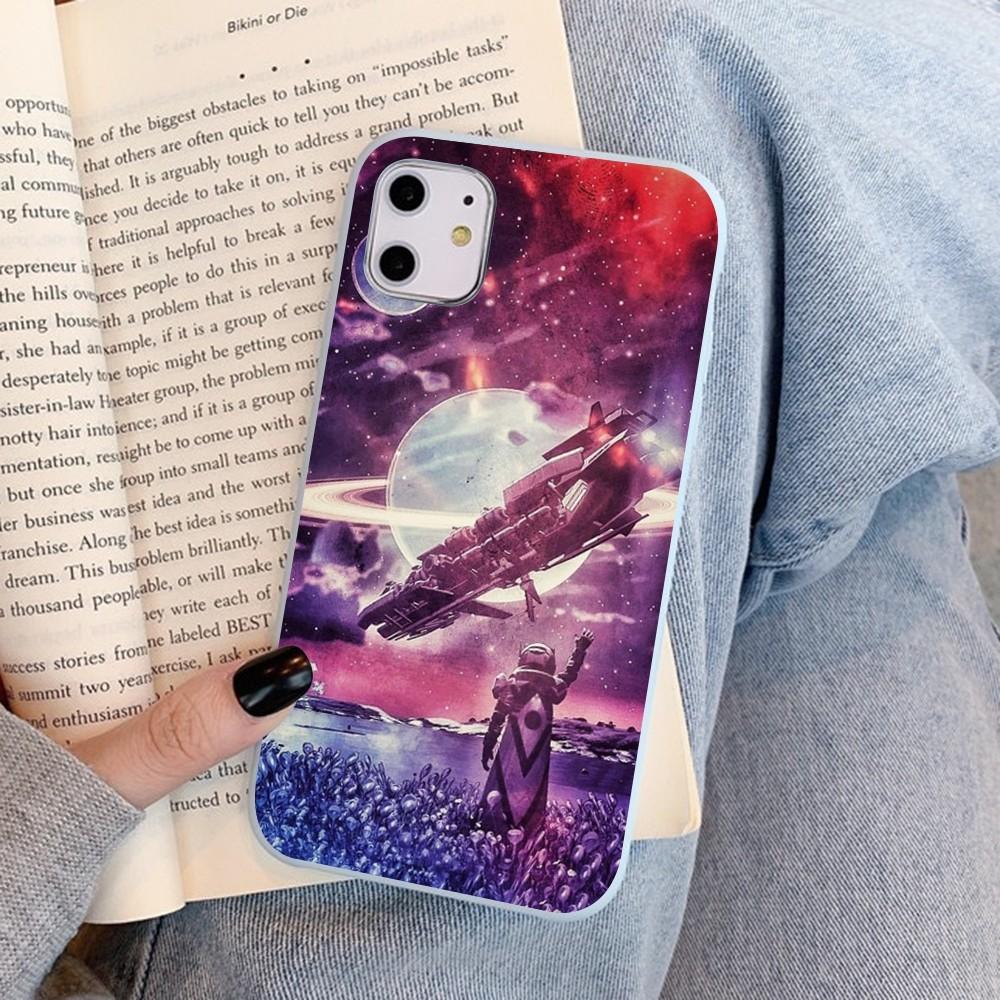 

Чохол для телефону для відеогри No-Man s Sky Для IPhone 14 11 12 13 Mini Pro Xs Max 8 7 6 6S Plus X XR Однотонний чохол кольору цукерки iphone 14 plus
