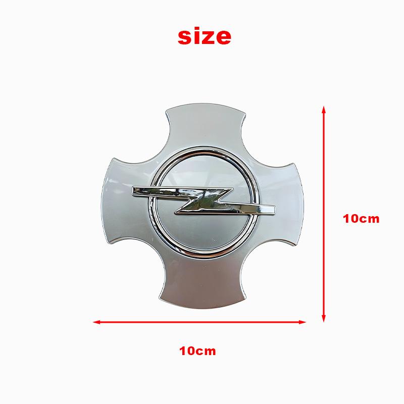 4 szt. 10 cm Kołpak koła samochodowego, Nakładka na środek koła z emblematem Do Opel Astra j g Insignia Corsa d Vectra c Zafira a Gadżety samochodowe