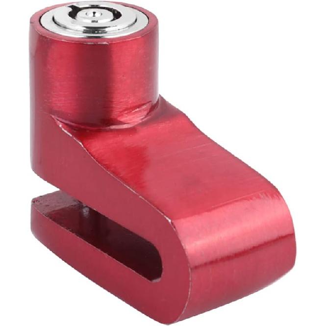 

BESPORTBLE 1 шт. Замок дискового тормоза Замок дискового тормоза для колеса рулетки Навесной замок Мотоциклетные замки Замок тормоза мотоцикла Антиблокировочные замки для ключей Красный 52X4.4cm красный