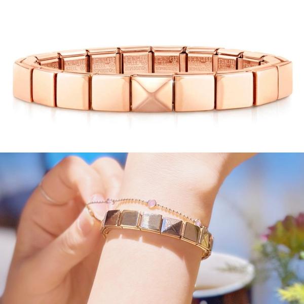 Nomination Bracelet Glam Symbol Rose Gold (Large Pyramid) 239104/01