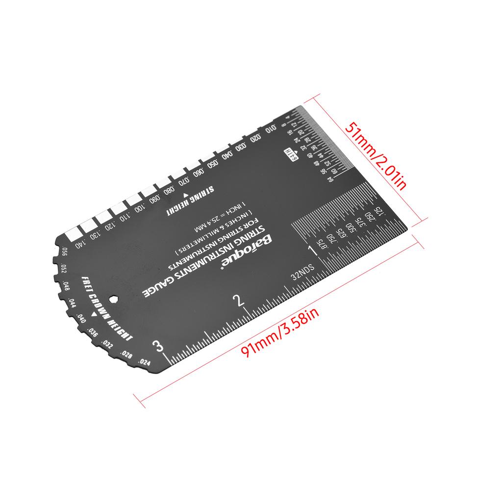 Cheap Baroque String Instruments Gauge String Action Gauge Ruler Pocket ...