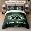 Juego de Cama Personalizado Hannover 96, Estampado Nombre Texto, 1 Funda Nórdica más 2 Fundas de Almohada, Textiles para el Hogar