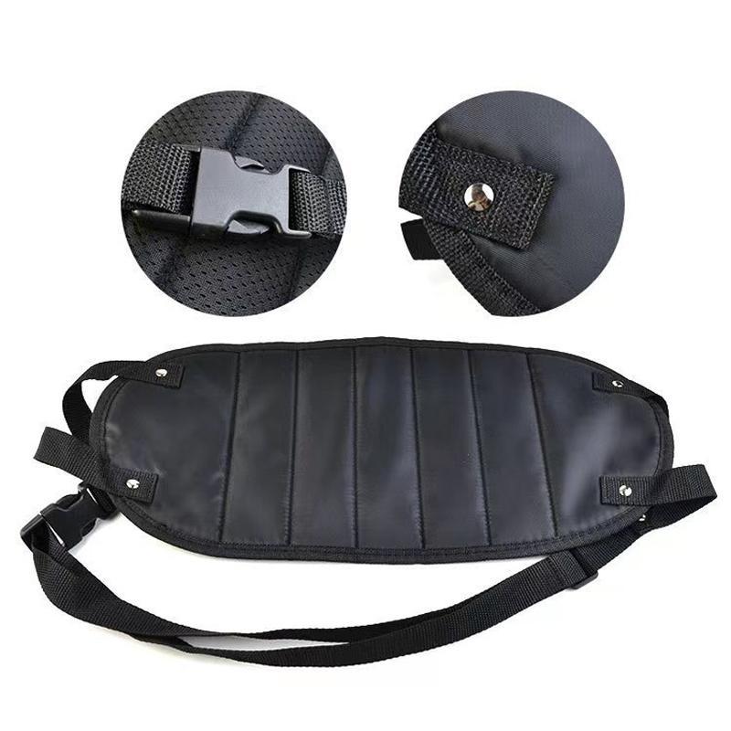 Compact Hammock Style Footrest with Adjustable Straps for Travel
