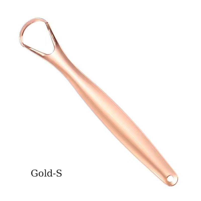 Tongue scraper Stainless Steel Tongue Scraper Cleaner Fresh Breath Cleaning Coated Tongue Oral Hygiene Care Tools Reusable
